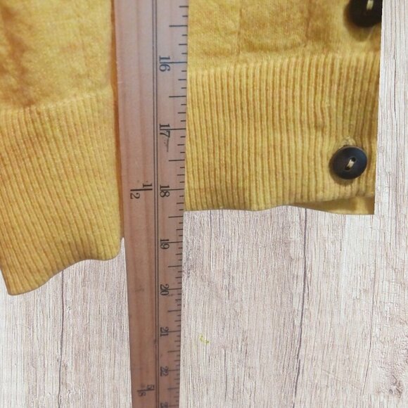 Free People Womens Knit Top size petite small yellow color - Picture 8 of 11